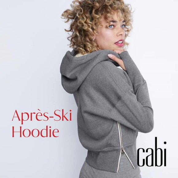 Cabi Apres Ski Hoodie XS in Gray - Picture 3 of 11